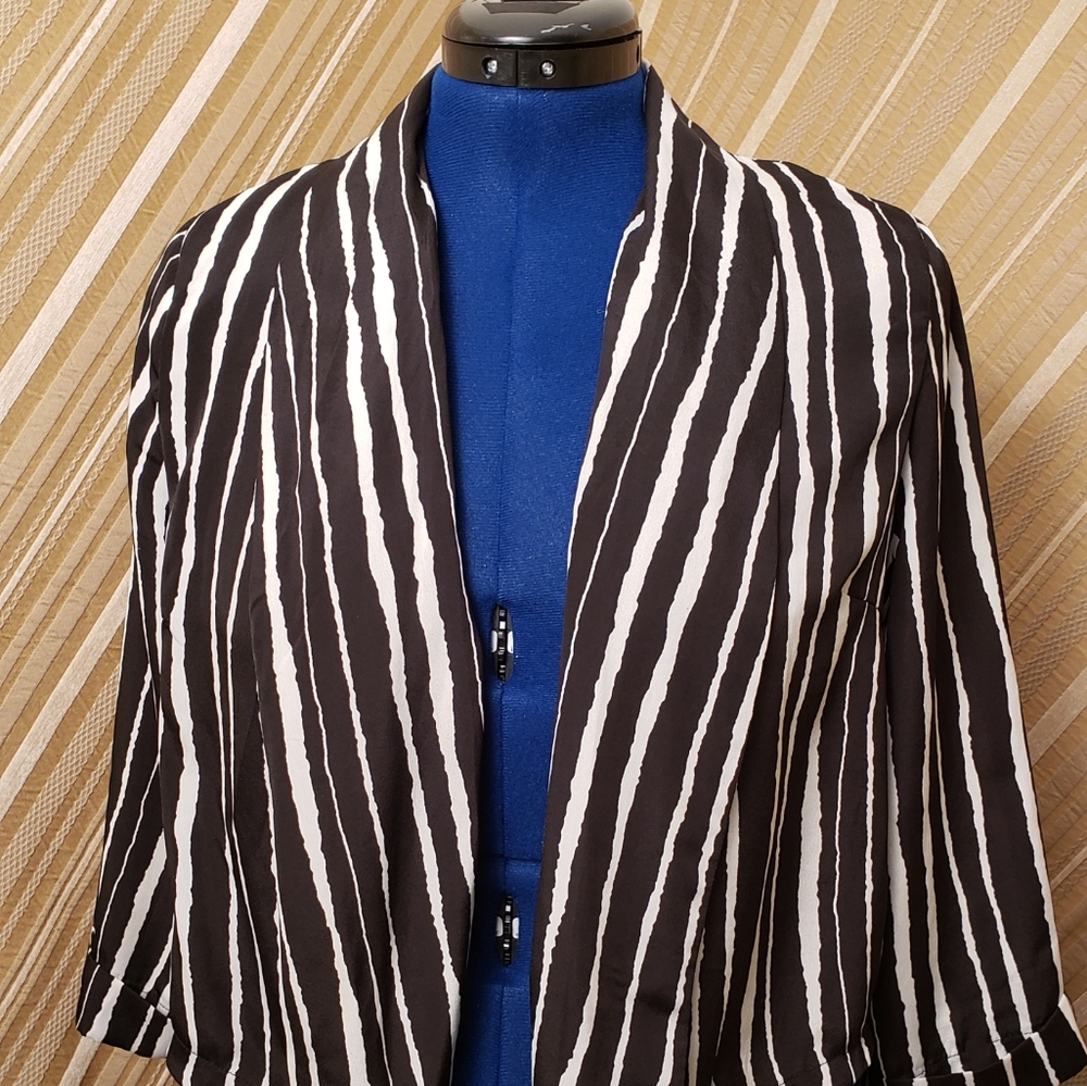 Zebra Print Blazer by Poetry